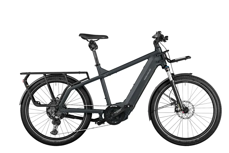 Riese and Muller Multicharger GT Touring 750 Electric Bike Utility Grey/Black Matt